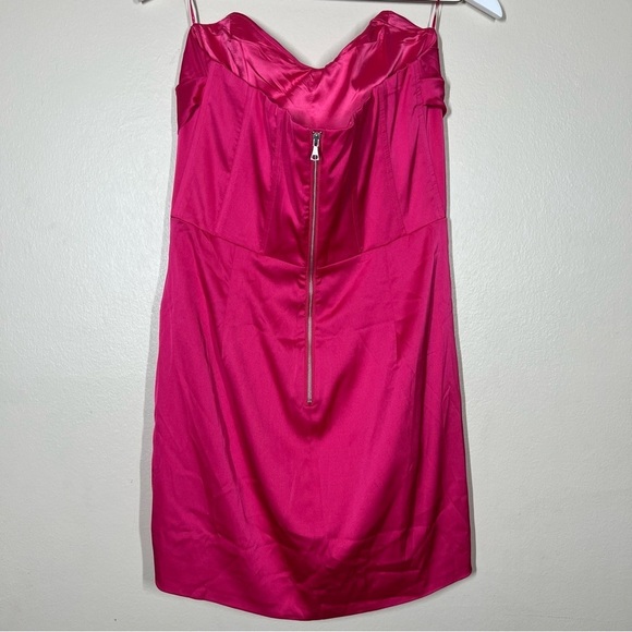NWT Bardot Women’s Trinity Corset Mini Dress In Deep Pink Size Large - Picture 6 of 12